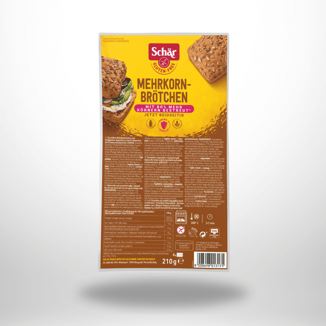 Schär Mehrkornbrötchen 210g – Bild 1