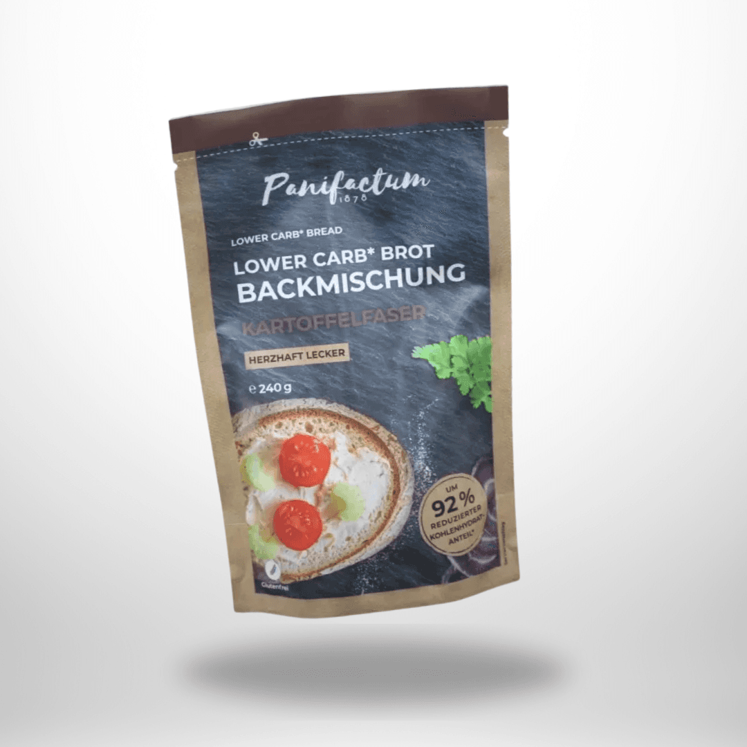 Panifactum Low Carb Brotbackmischung Kartoffelfaser 240g – Bild 1