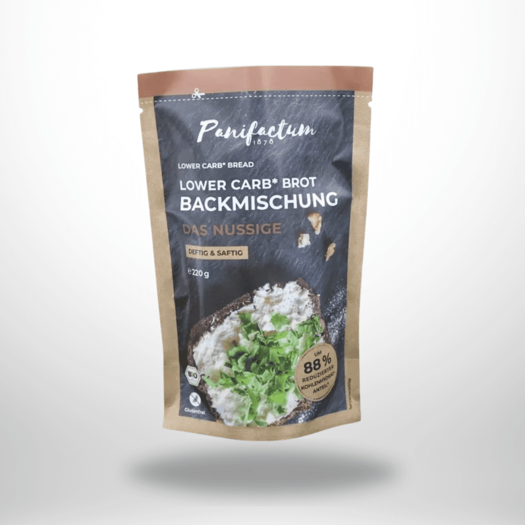Panifactum Low Carb Backmischung das Nussige Bio 220g – Bild 1