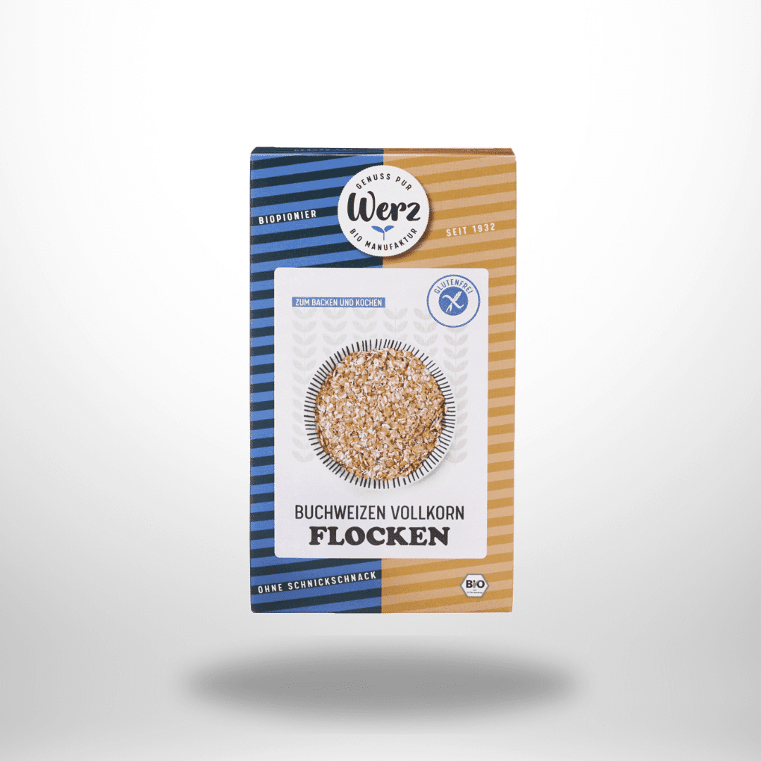 Werz Buchweizen Vollkorn Flocken Bio 250g – Bild 1