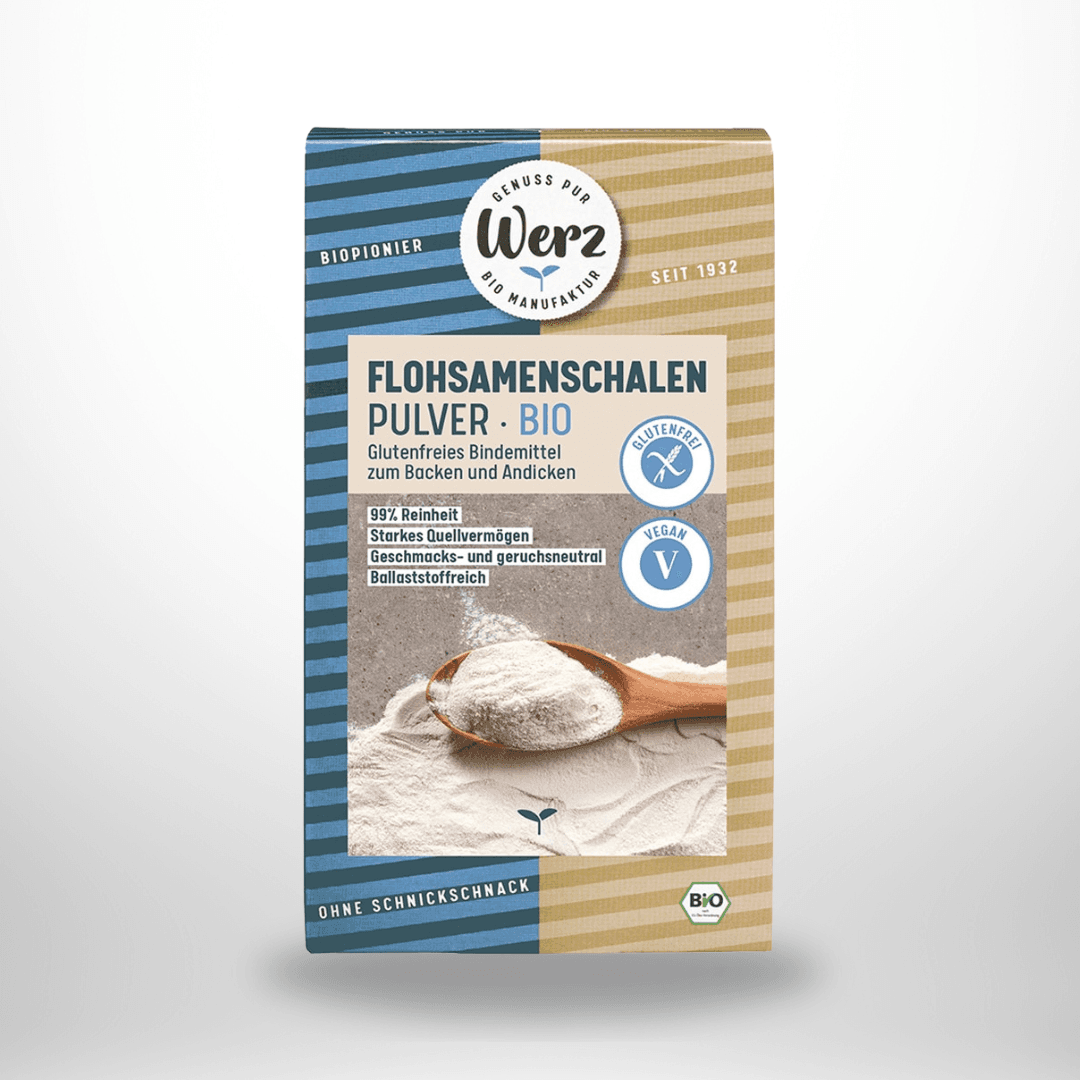 Werz Flohsamenschalen Pulver Bio 500g