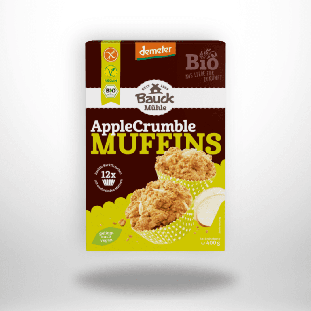Bauck Backmischung Apple Crumble Muffins Bio 400g