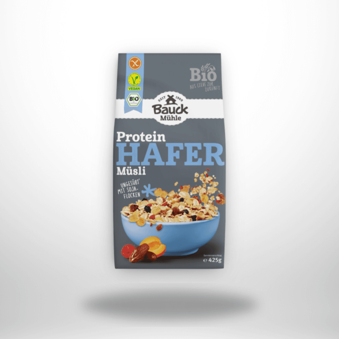 Bauck Hafer Müsli Protein Bio 425g – Bild 1