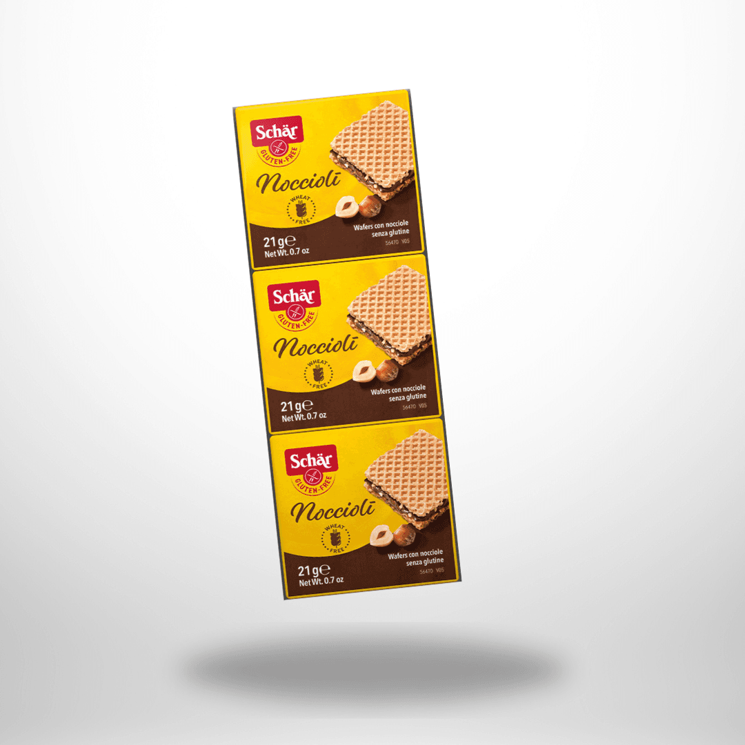 Schär Noccioli Waffeln mit Haselnusscreme 63g – Bild 1