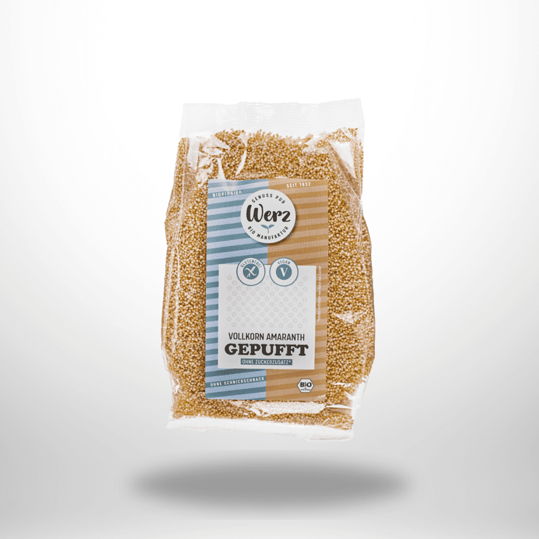 Werz Amaranth gepufft Bio 125g – Bild 1