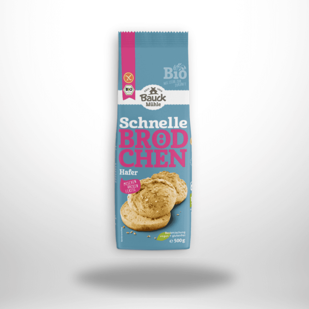 Bauck Backmischung Schnelle Brötchen Hafer Bio 500g