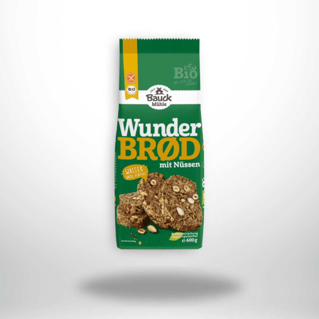 Bauck Wunderbrod mit Nüssen Bio 600g – Bild 1