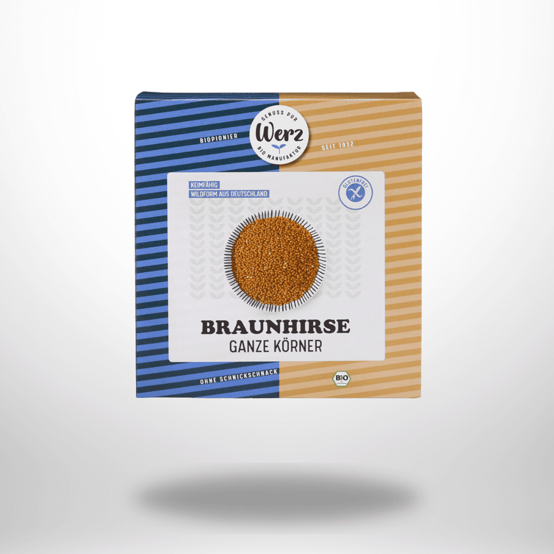 Werz Braunhirse ganz keimfähig Bio 1kg – Bild 1