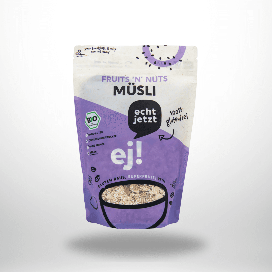echt jetzt! Fruits 'n' Nuts Müsli Bio 350g