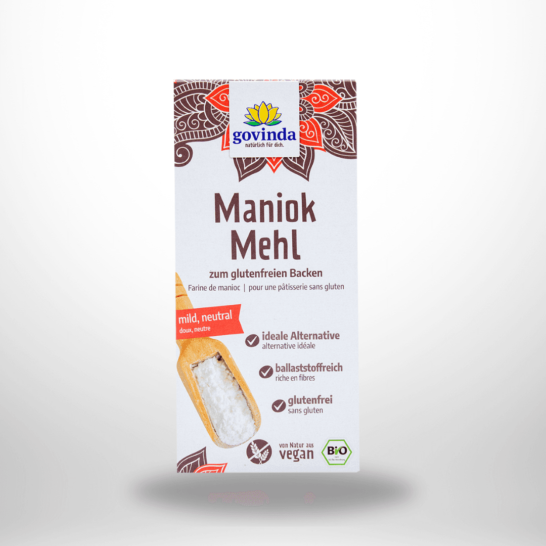 Govinda Maniokmehl Bio 450g – Bild 1