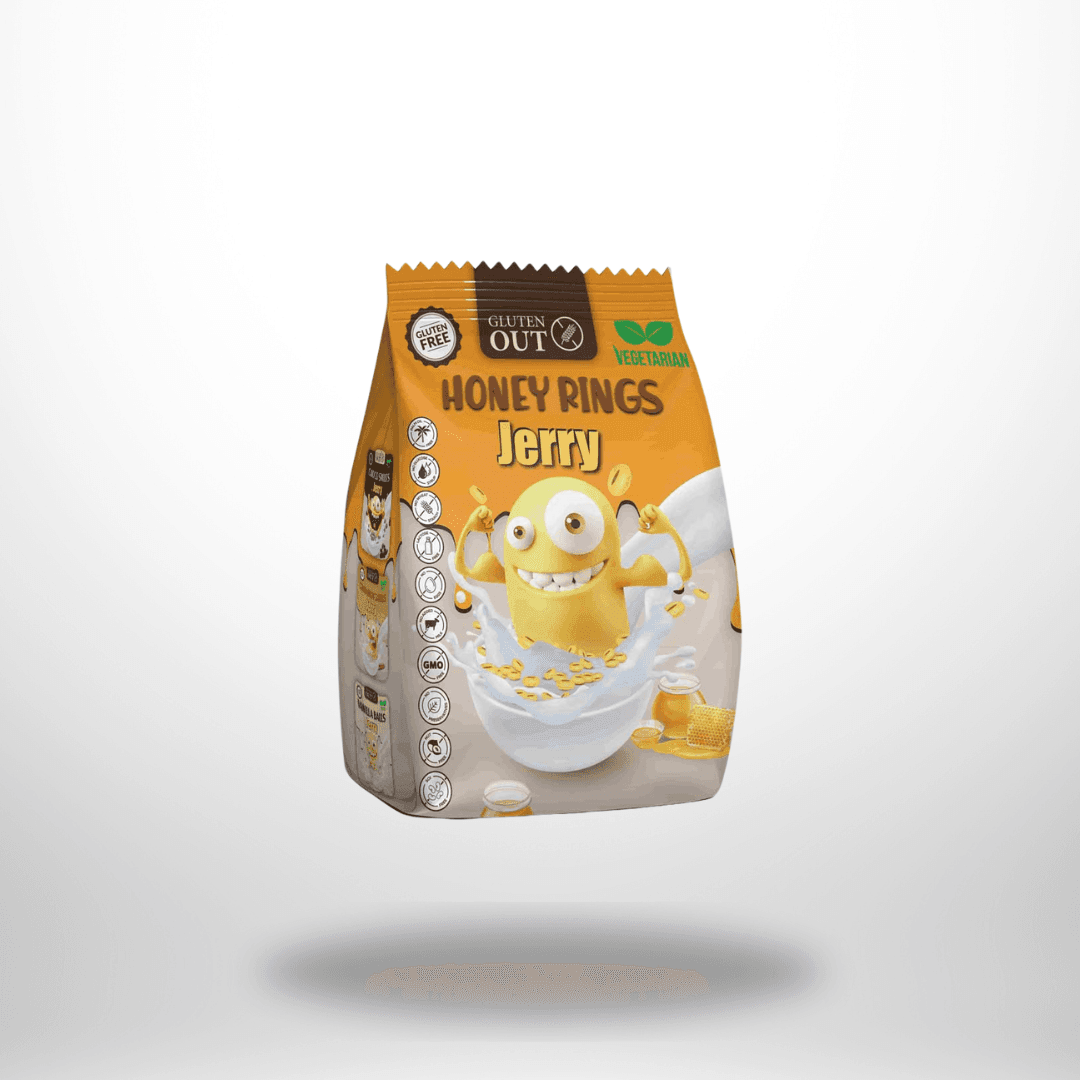Gluten Out Jerry Honey Rings 375g