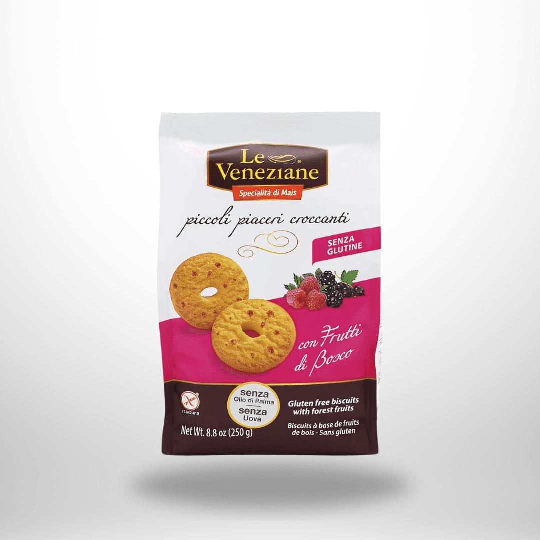 Le Veneziane Biscotti Frutti di bosco – Kekse mit Waldfrüchten 250g – Bild 1