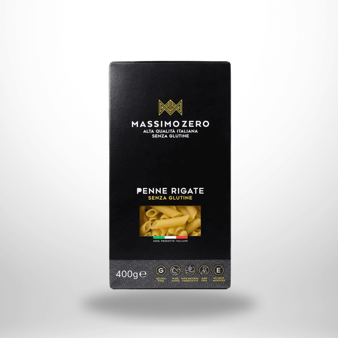 Massimo Zero Penne Rigate 400g – Bild 1