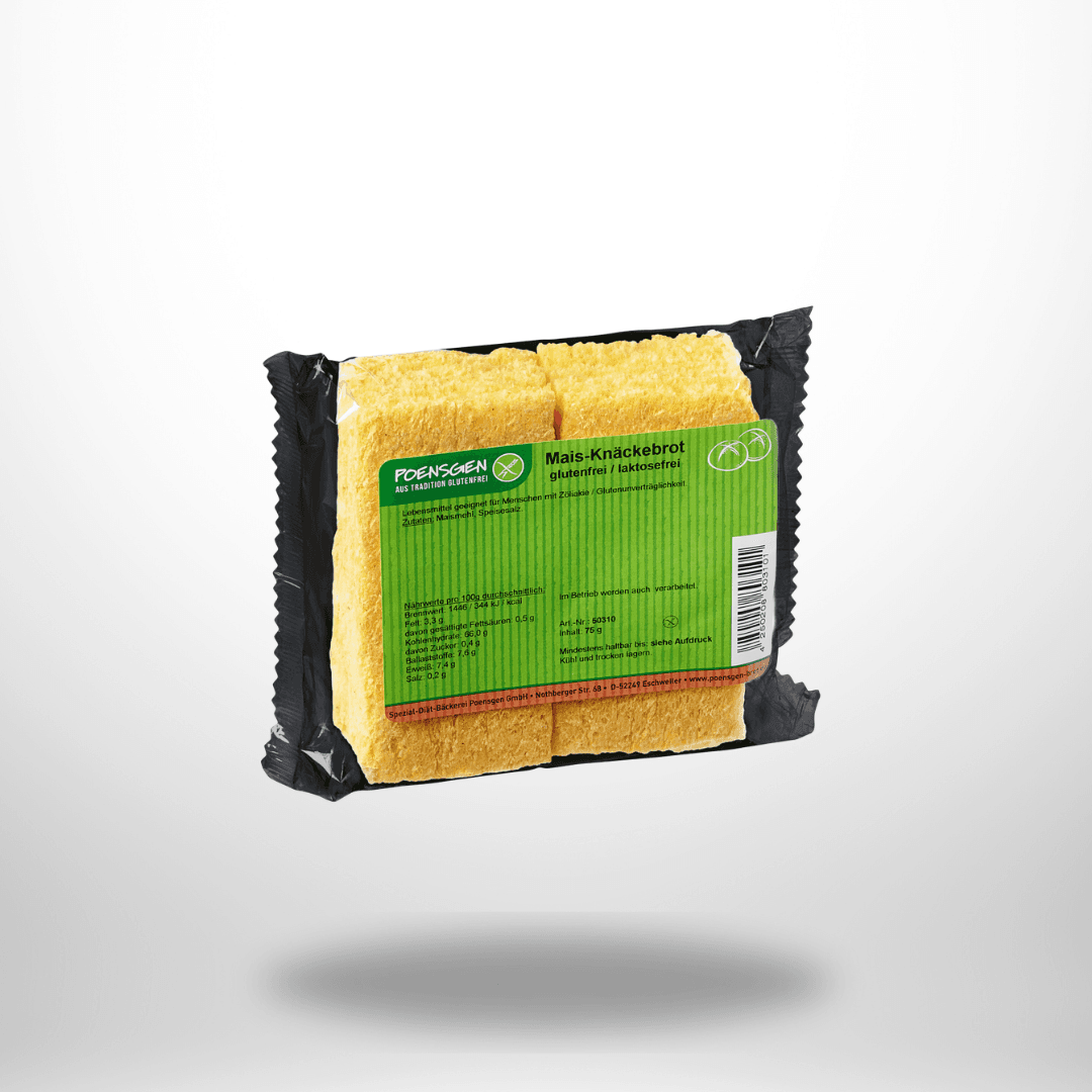 Poensgen Mais-Knäckebrot 75g – Bild 1