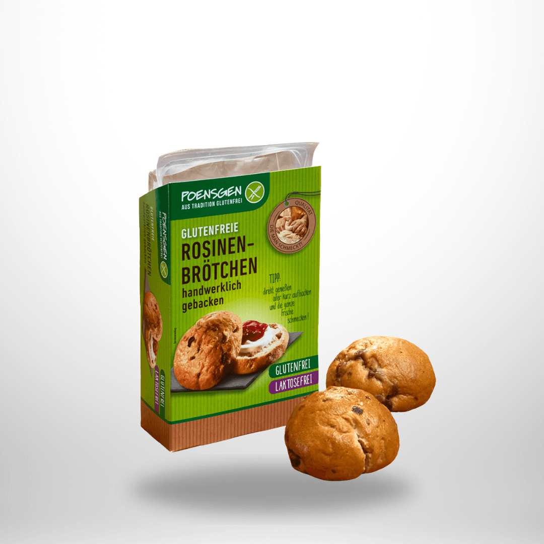 Poensgen Rosinenbrötchen (2 Stück) 150g – Bild 1