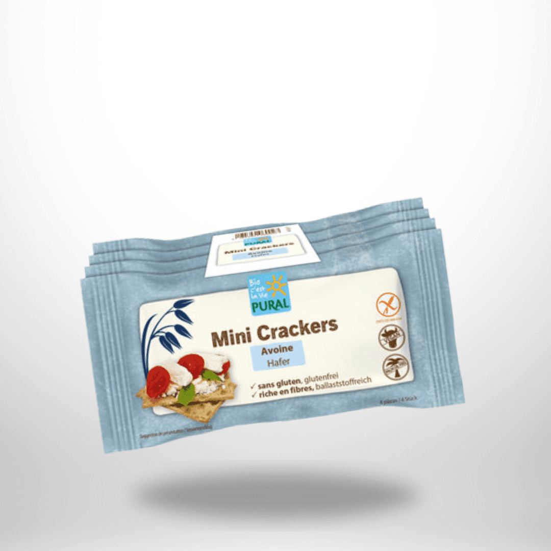 Pural Bio Mini Crackers Hafer 140g – Bild 1
