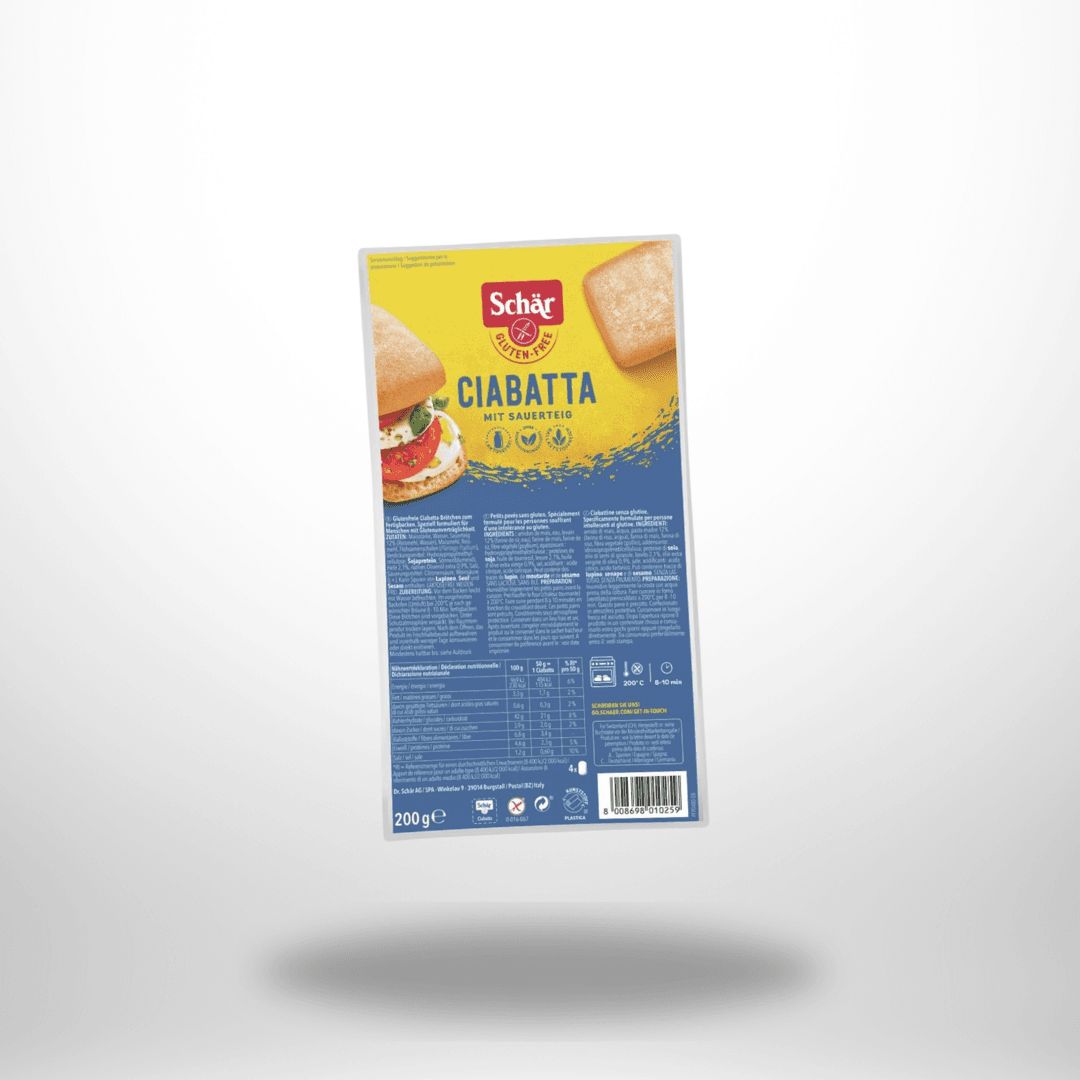 Schär Ciabatta Brötchen mit Sauerteig 200g – Bild 1