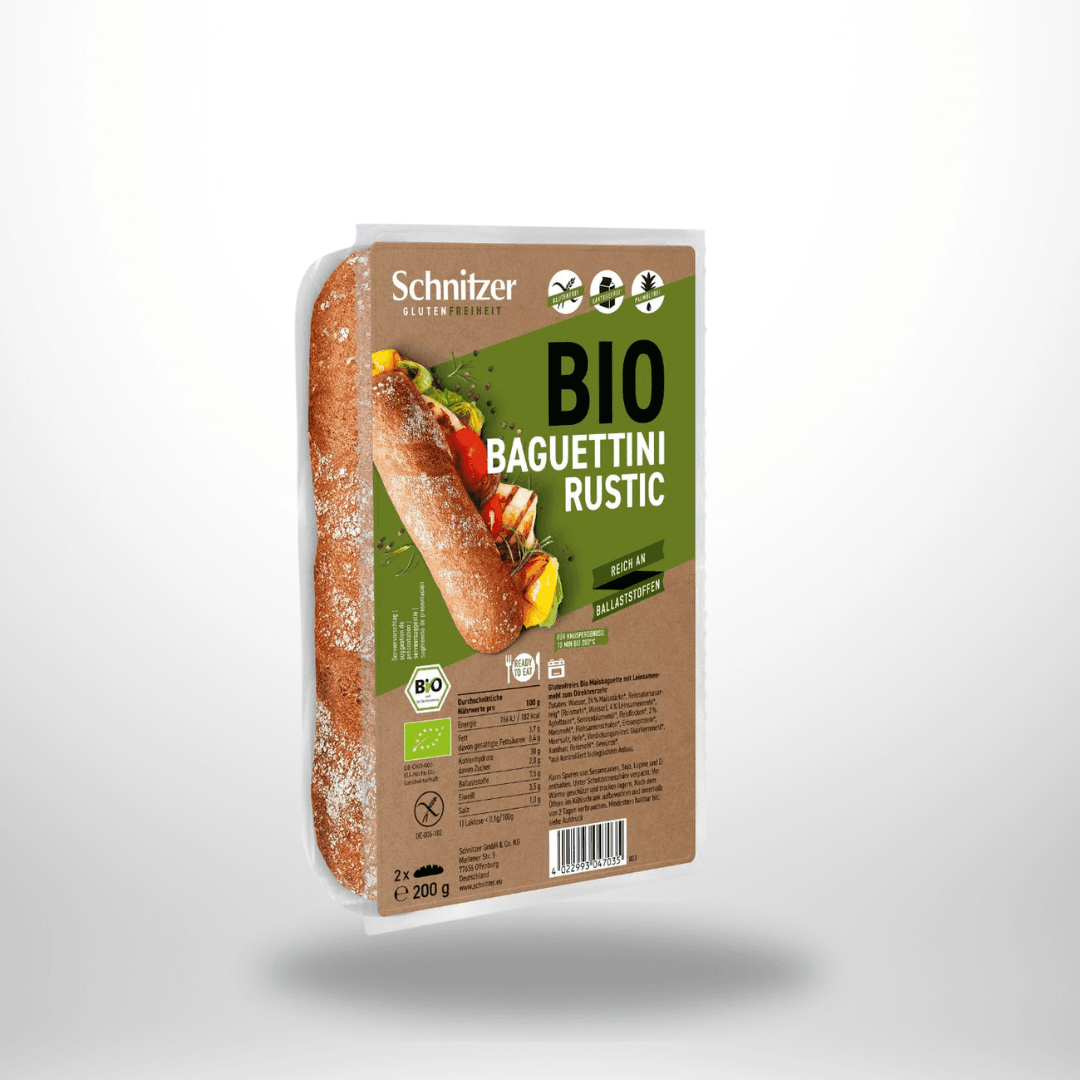 Schnitzer Baguettini Rustic Minibaguette Bio 200g