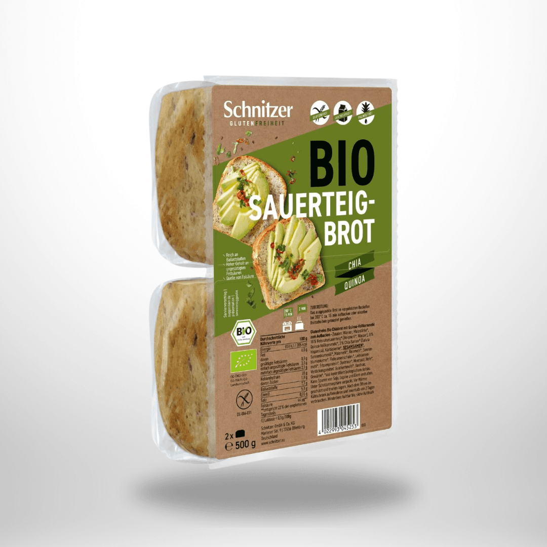 Schnitzer Bio Sauerteigbrot Chia Quinoa 500g – Bild 1