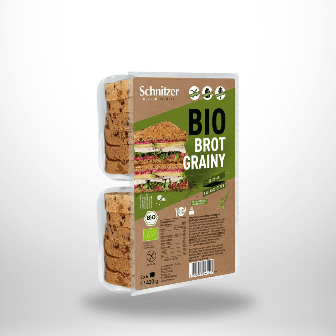 Schnitzer Bio Brot Grainy 430g – Bild 1