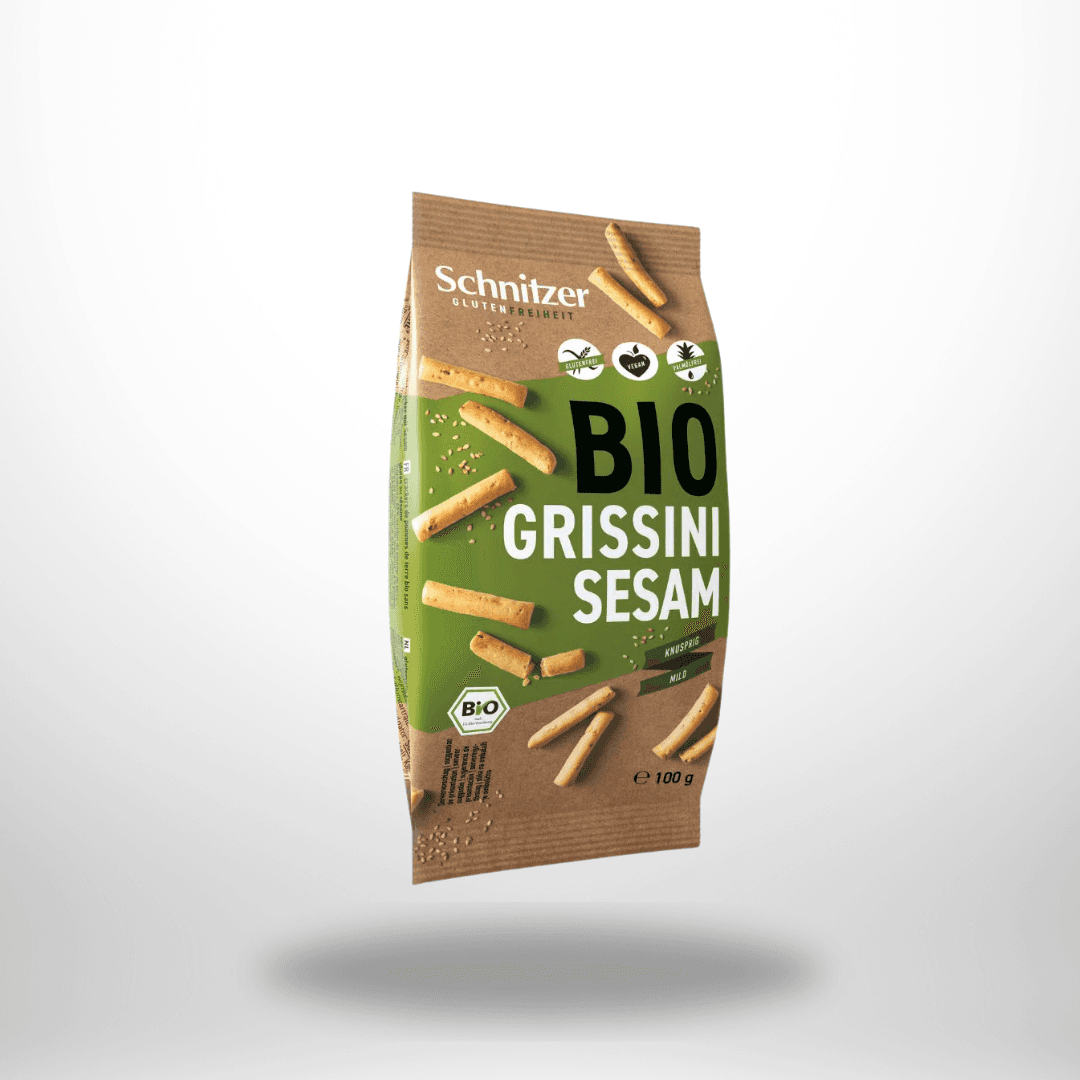 Schnitzer Grissini Sesam Bio 100g – Bild 1