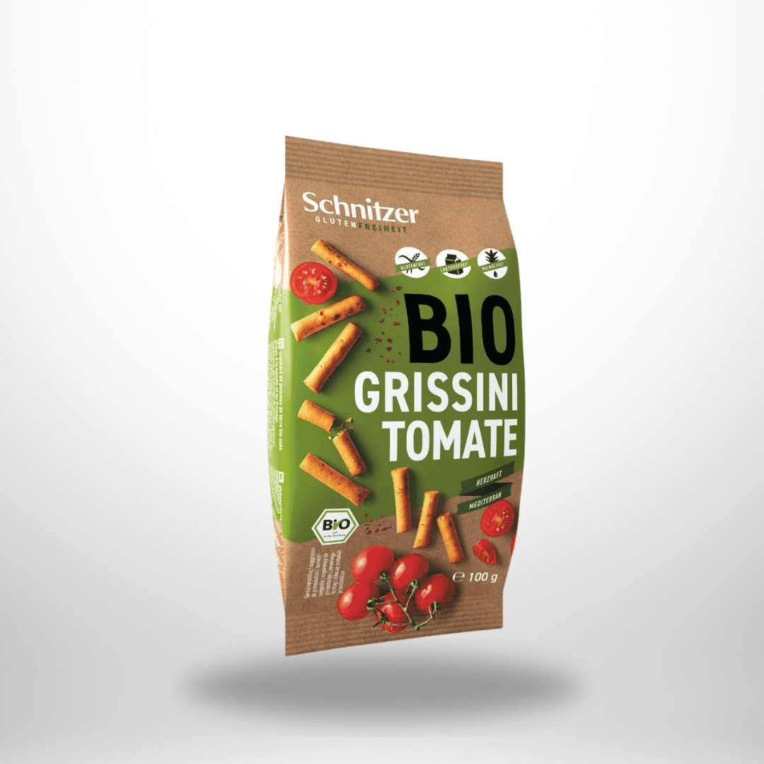 Schnitzer Bio Grissini Tomate 100g – Bild 1