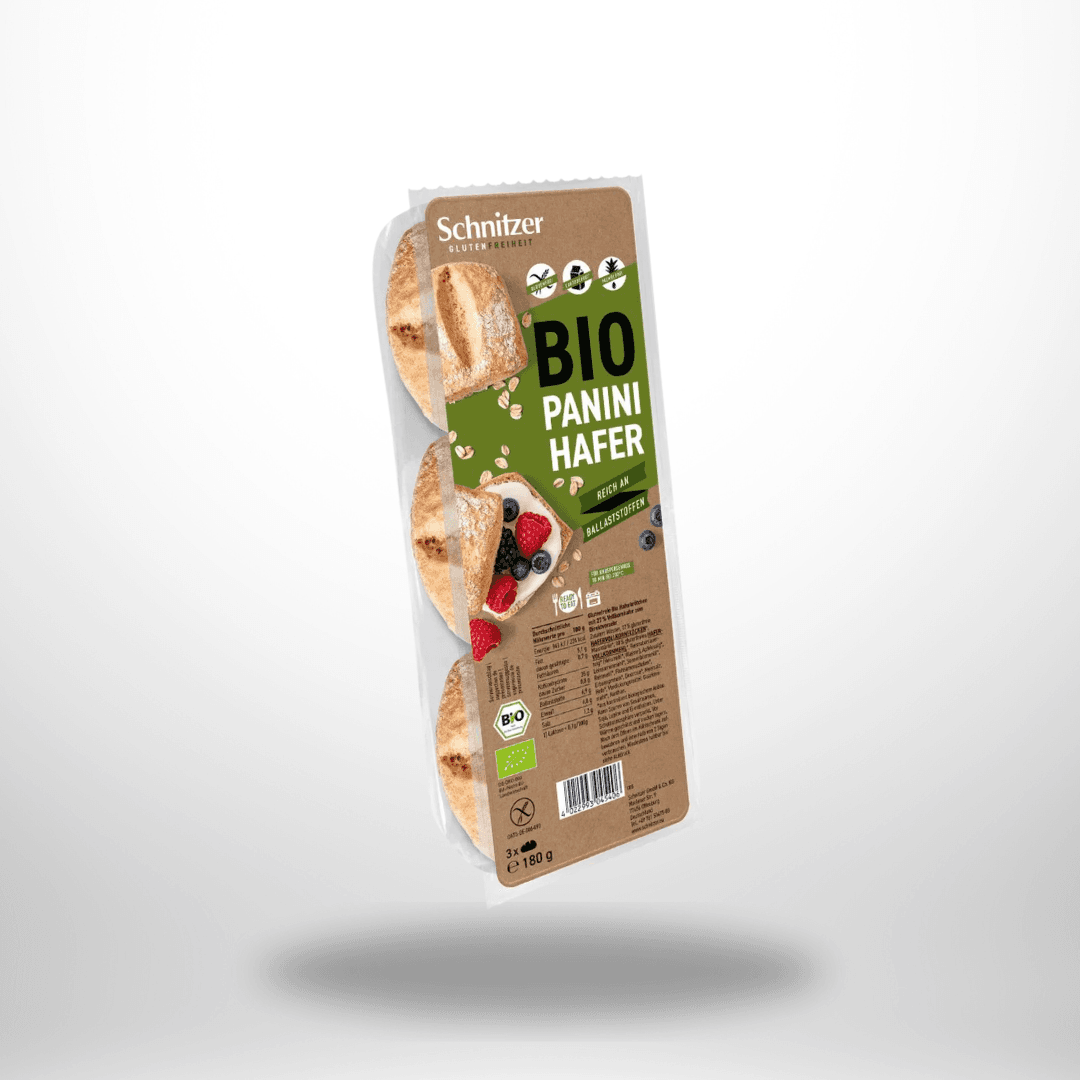 Schnitzer Panini Hafer Brötchen Bio 540g – Bild 1