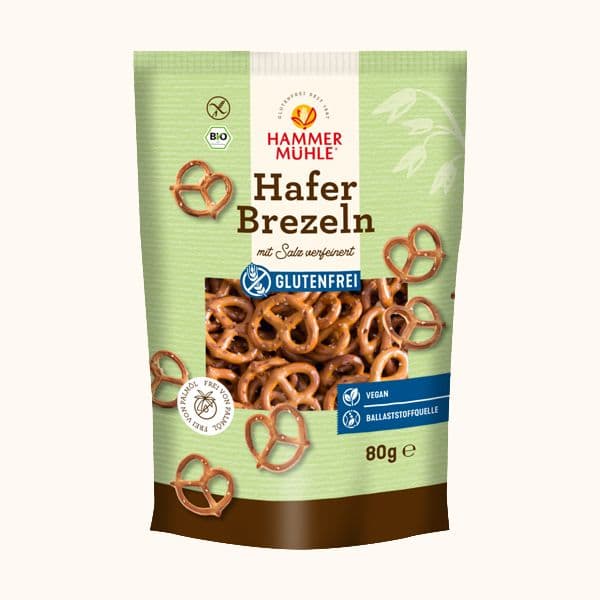 Hammermühle Bio Hafer Brezeln 80g